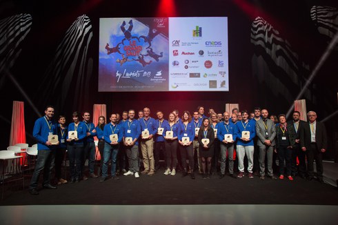 visuel Créatifs ces créateurs d'entreprise ! Réseau Entreprendre Haute-Savoie, 30 compositeurs - 300 participants